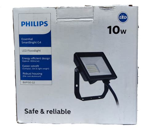 10W LED Floodlight 220V 3000K Warm White Philips BVP150 G2 10W LED