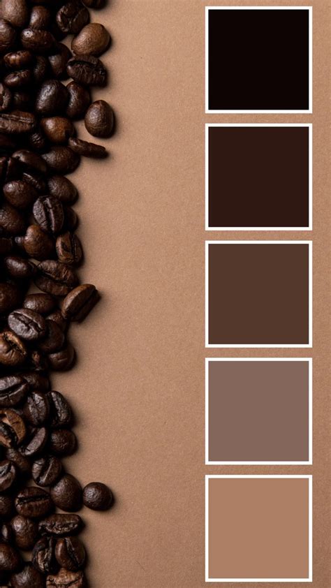 Rich Coffee Bean Color Palette