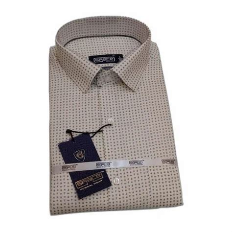 Men Printed Cotton Shirt Formal Full Sleeves At Rs 400 In Mumbai Id