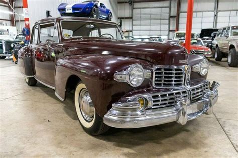 1948 Lincoln Continental 93978 Miles Burgundy Coupe V12 Automatic For Sale