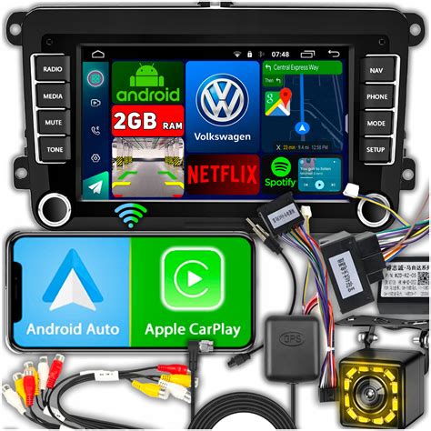 RADIO SAMOCHODOWE Do VOLKSWAGEN VW SKODA SEAT 7 ANDROID CARPLAY GPS