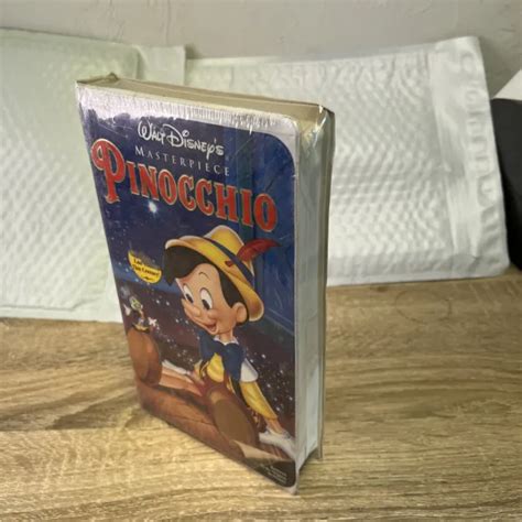 Vintage Walt Disney S Masterpiece Pinocchio 239 Vhs Tape Factory Sealed Last Ce Eur 22 03