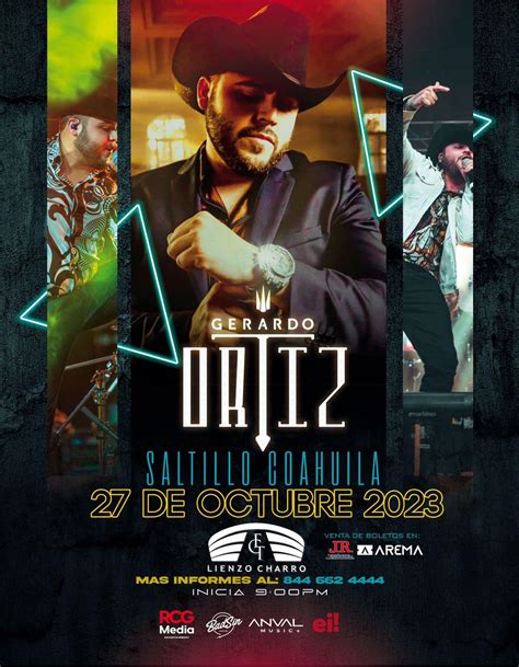 Gerardo Ortiz En El Lienzo Charro Bienvenidos A Saltillo