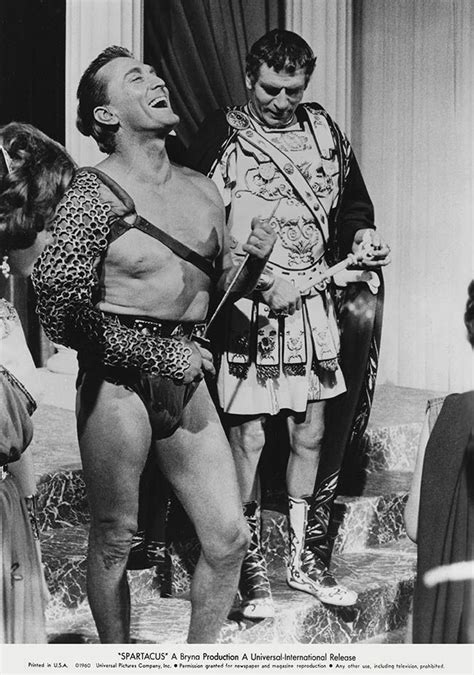 Kirk Douglas Laurence Olivier Jean Simmons Spartacus 1960