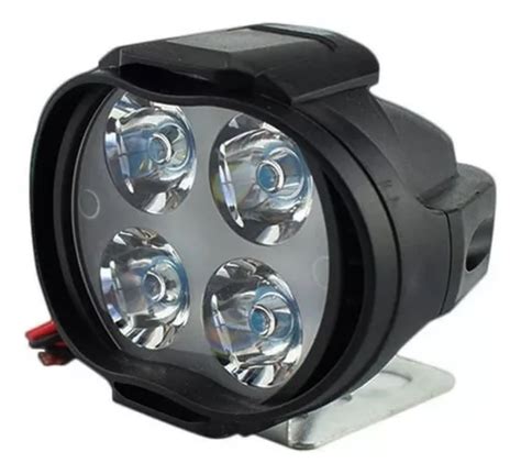 Par Exploradoras Pequeñas Luz Led Antiniebla 4 Led Moto MercadoLibre