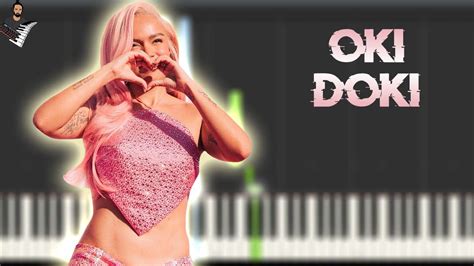 KAROL G OKI DOKI Instrumental Piano Tutorial Partitura