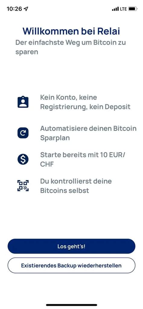 Relai App Erfahrungen Bitcoin Sparplan Im Test