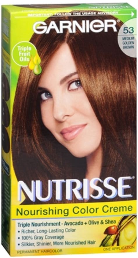 Garnier Nutrisse Haircolor Chestnut Medium Golden Brown Each