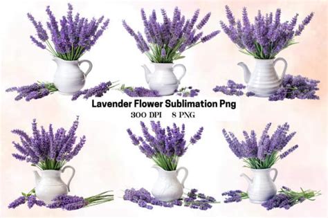 Lavender Flower Sublimation Png Graphic By Clipart Creative Fabrica