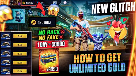 NEW GLITCHHow To Get Unlimited Gold In Free Fire Get Unlimited