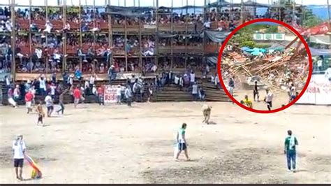 ¡tragedia En Colombia Así Fue El Desplome De Plaza De Toros Que Dejó