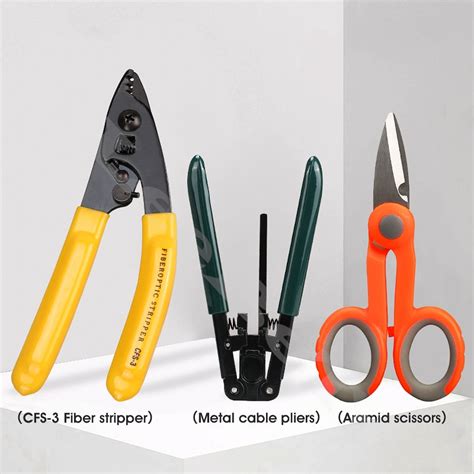 Pcs Lot Fiber Optic Ftth Tool Kit With Skl A Fiber Cleaver Optical