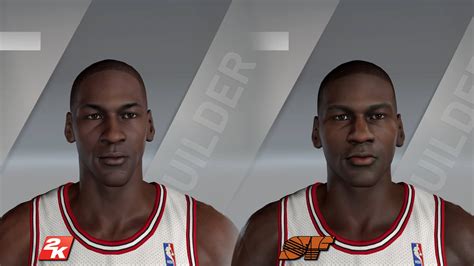 NBA 2K22 Michael Jordan Rookie Cyberface By Sticky Fingers