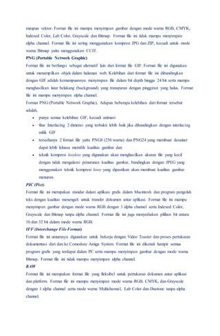 pengertian berbagai format