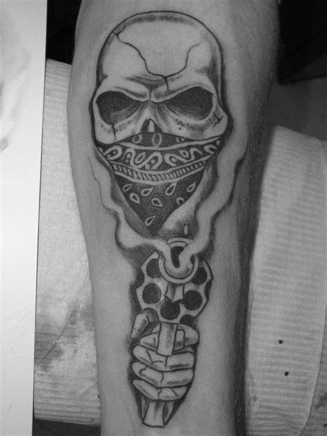 Gangster Skull Tattoo