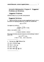 Actuarial Mathematics PDFCOFFEE