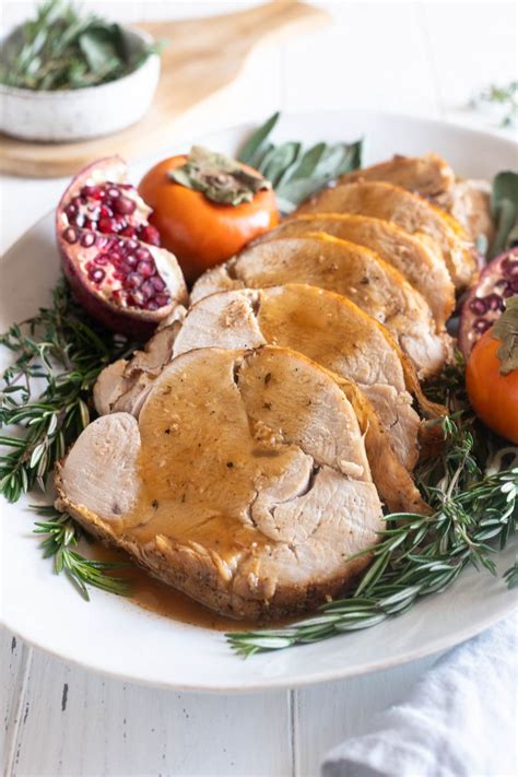 Roasted Boneless Turkey Breast Easy Pan Gravy