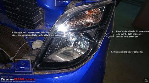 Tata Nano Diy Upgraded To Led Headlights Team Bhp