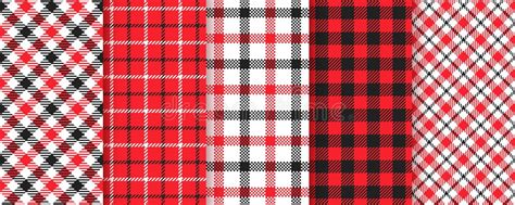 Red Buffalo Plaid Stock Illustrations 7142 Red Buffalo Plaid Stock