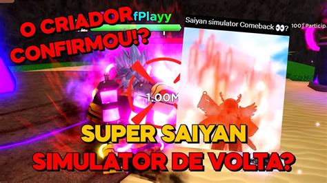 SUPER SAIYAN SIMULATOR DE VOLTA NO ROBLOX YouTube