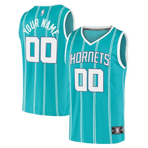 Youth Charlotte Hornets Fanatics Branded Teal 2020 Fast Break Replica ...