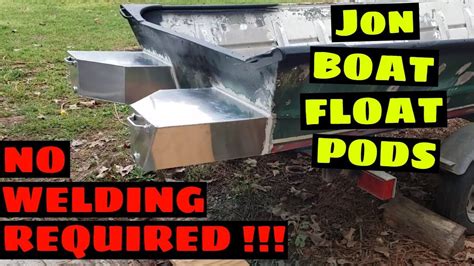 Easy Jon Boat Float Pods No Welding Required Youtube Aluminum