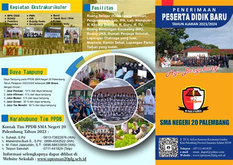 Penerimaan Peserta Didik Baru PPDB Tahun 2023 UPT SMA Negeri 20