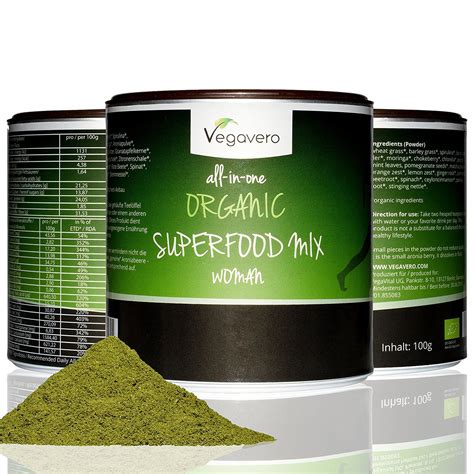 Superfood Detox Powder Of Different Superfoods Packed With Organic