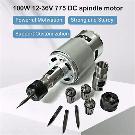 100w 12 36v 775 Dc Spindle Motor