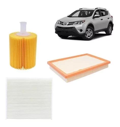 Kit Filtro Aceite Aire Polen Para Toyota Rav Cuotas