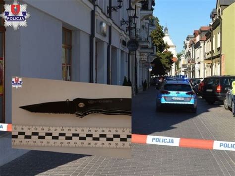 Zamo Za Ugodzenie No Em Na Ulicy Dosta Zarzut Uszkodzenia Cia A