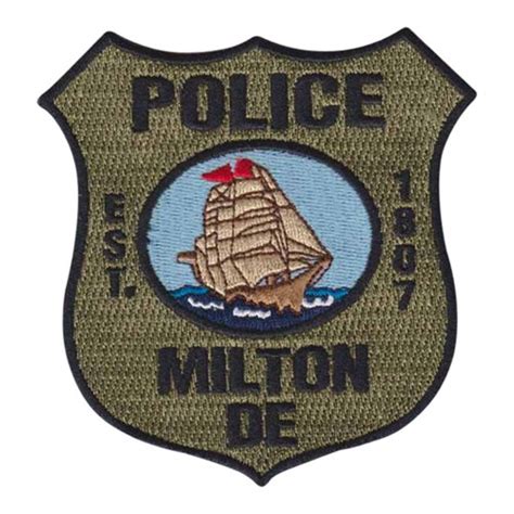 Milton Police Dept Patch | Milton Police Department