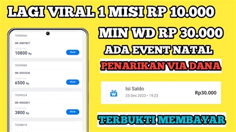 Lagi Viral Misi Aja Di Bayar Rp Aplikasi Penghasil Saldo