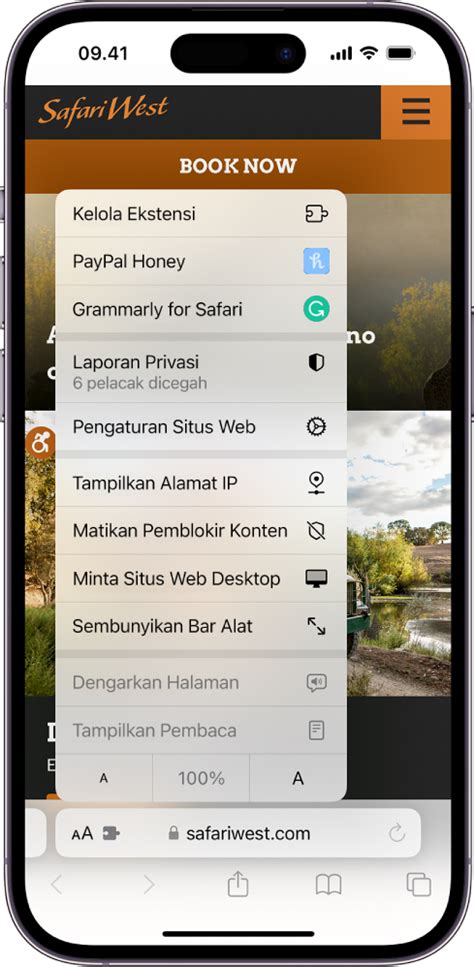 Mendapatkan Ekstensi Untuk Menyesuaikan Safari Di IPhone Apple