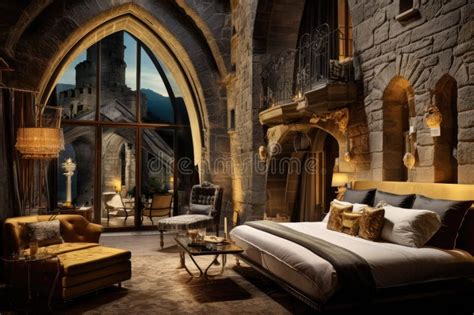 A Large And Comfortable Bedroom Featuring A King Sized Bed And A