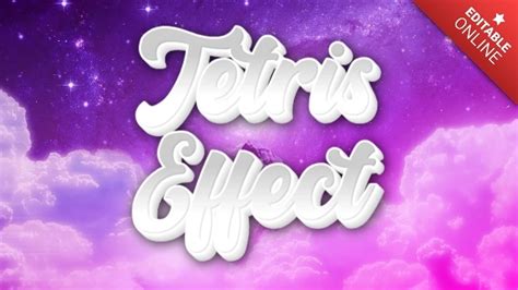 Tetris Effect Text Effect Generator TextStudio