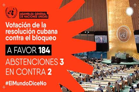 Más voces en el mundo contra el bloqueo a Cuba en apoyo a la votación