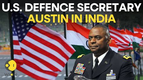 Us Defence Secretary Lloyd Austin Speaks After Arriving In India Us