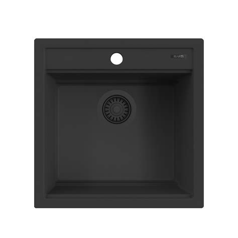 Ruvati Inch Epicube Granite Composite Workstation Matte Black Drop