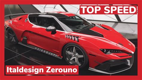 Italdesign Zerouno 2018 Top Speed Forza Horizon 5 YouTube