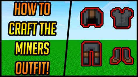 How To Craft The Haste Miners Outfit Hypixel Skyblock YouTube