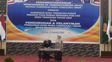 Ntt Dan Ntb Siap Jadi Tuan Rumah Pon Gubernur Viktor Wagub Sitti