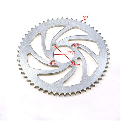 428 56T 52mm Rear Back Chain Sprocket Cog For Dirt Pit Bike ATV Quad