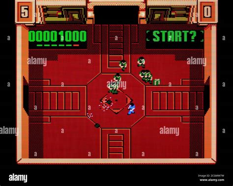 Smash Tv Nintendo Entertainment System Nes Videogame Editorial