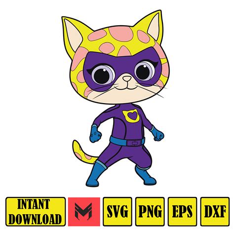 Superkitties Svg Png Dxf Jpeg Pdf Sparks Superkittie Pn Inspire