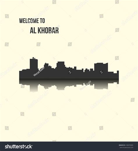 Al Khobar Saudi Arabia Skyline Stock Vector (Royalty Free) 418070905 | Shutterstock