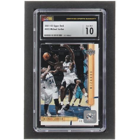 Michael Jordan Upper Deck Csg Pristine Auction