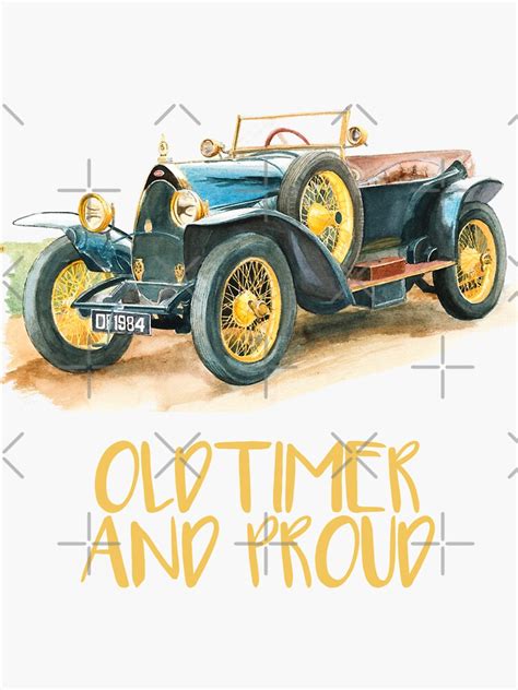 Classic Antique Vintage Retro Oldtimer Car Sticker By Joseech Redbubble