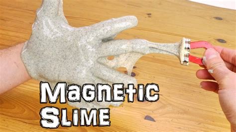 How To Make Magnetic Slime Slime Cool Science Experiments Science