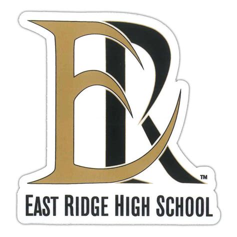 EAST RIDGE HIGH SCHOOL VINYL STICKER - Advanced Sportswear